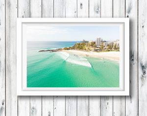 Snapper Rocks from above.