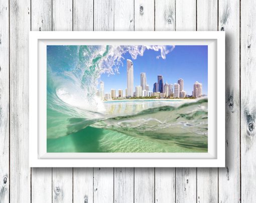 Surfers Paradise from the water.