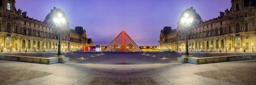 The stunning Louvre in Paris, France.