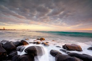 Sunrise at Burleigh Heads, Gold Coast.