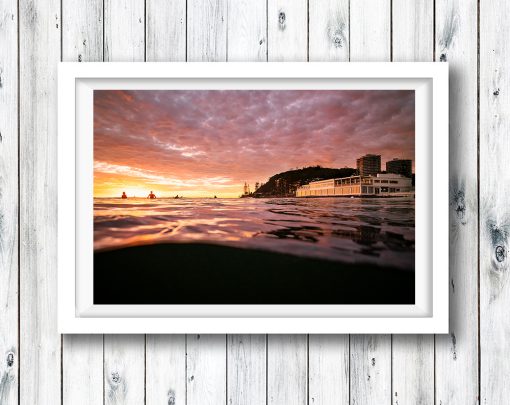 Burleigh Heads from the water, Gold Coast.