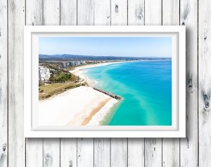 Perfect conditions at Kirra Beach, Gold Coast.