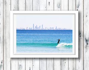 Nose riding at Snapper Rocks on the Gold Coast.