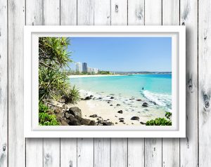 A perfect beach day at Coolangatta - Gold Coast.