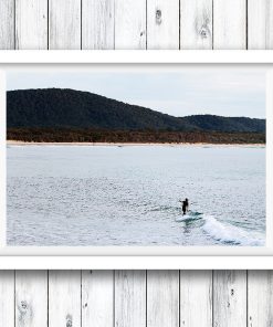 Surfing at Crescent Head, NSW.
