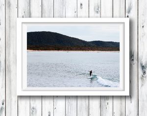 Surfing at Crescent Head, NSW.