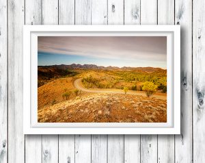 Bunyeroo Valley Lookout at sunrise, South Australia.