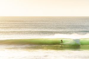 Pumping down the line, Burleigh Heads, Gold Coast.