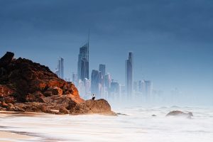 Sunrise at North Burleigh Rocks - Gold Coast, QLD.