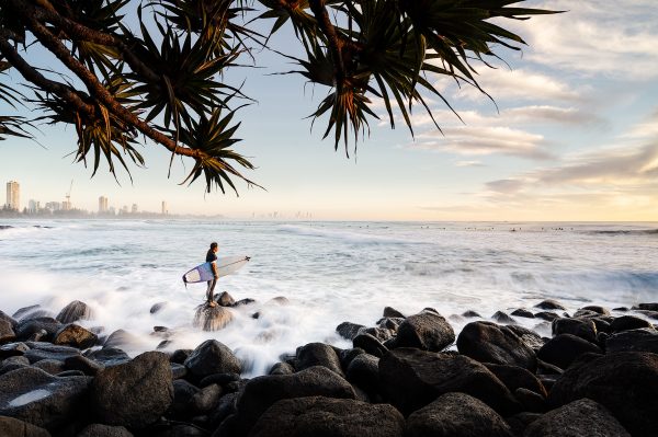 Waiting for the perfect time to jump - Burleigh Heads, Gold Coast.