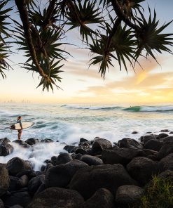 Waiting for the perfect time to jump - Burleigh Heads, Gold Coast.
