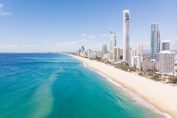 Surfer Paradise from above - Gold Coast.