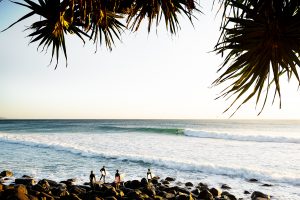 Waiting to jump - Burleigh Heads.