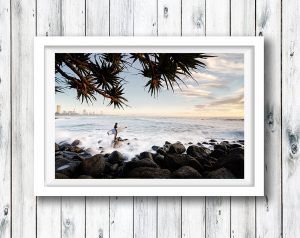 Waiting for the perfect time to jump - Burleigh Heads, Gold Coast.