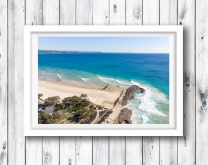 Snapper Rocks from above - Gold Coast.