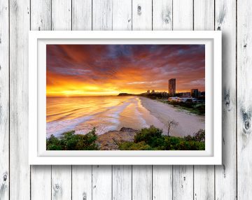 New Years Eve sunset on the Gold Coast.