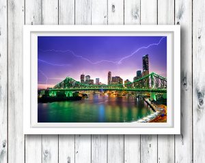 Storm over Story Bridge - Brisbane, Queensland.