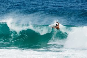 Surfer at Burleigh Heads, Gold Coast.